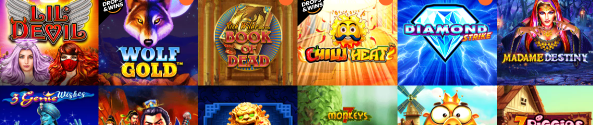 het beste aanbod van slots in online casino's